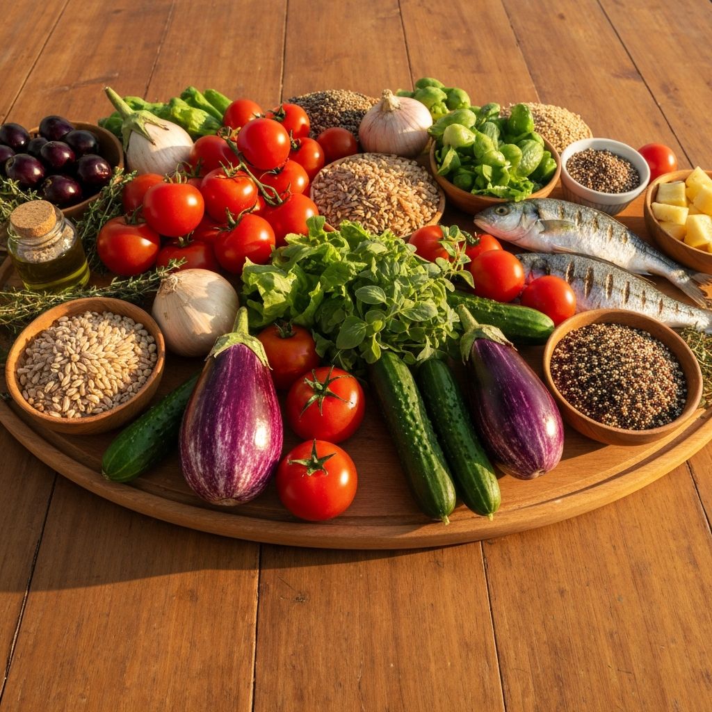 Mediterranean diet spread